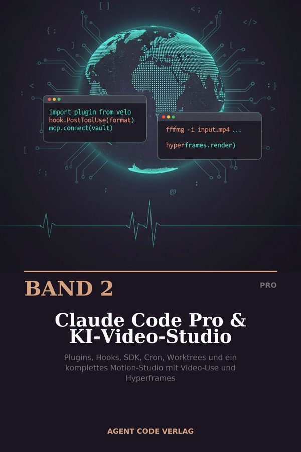 Cover Band 2: Claude Code Pro & KI-Video-Studio